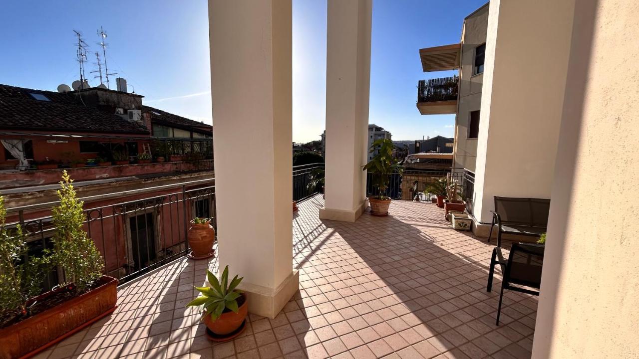 カターニアCasa Terrazza Del Soleアパートメント エクステリア 写真